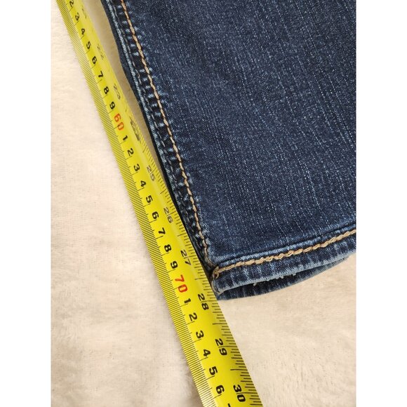 Silver Suki Straight Blue Jeans Womens Western Glove Works Size 29 X 32 - Picture 15 of 15